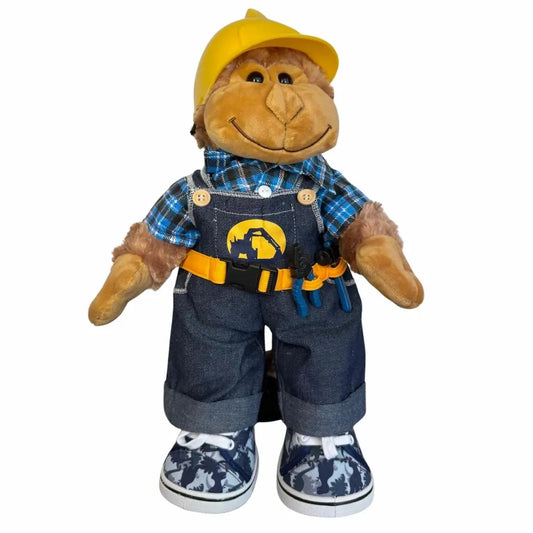 Tenue d'ouvrier du bâtiment pour doudou de 40 cm