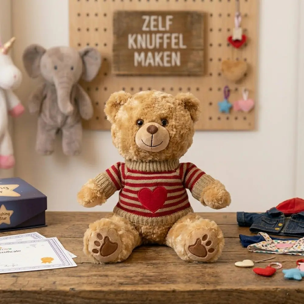 Knuffelbeer: ontdek het zachtste beertje om zelf te maken