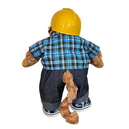 Bouwvakker outfit voor knuffel 40cm