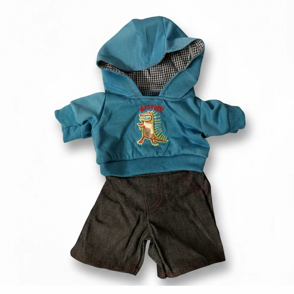 Hoodie met jeans voor knuffel 40cm