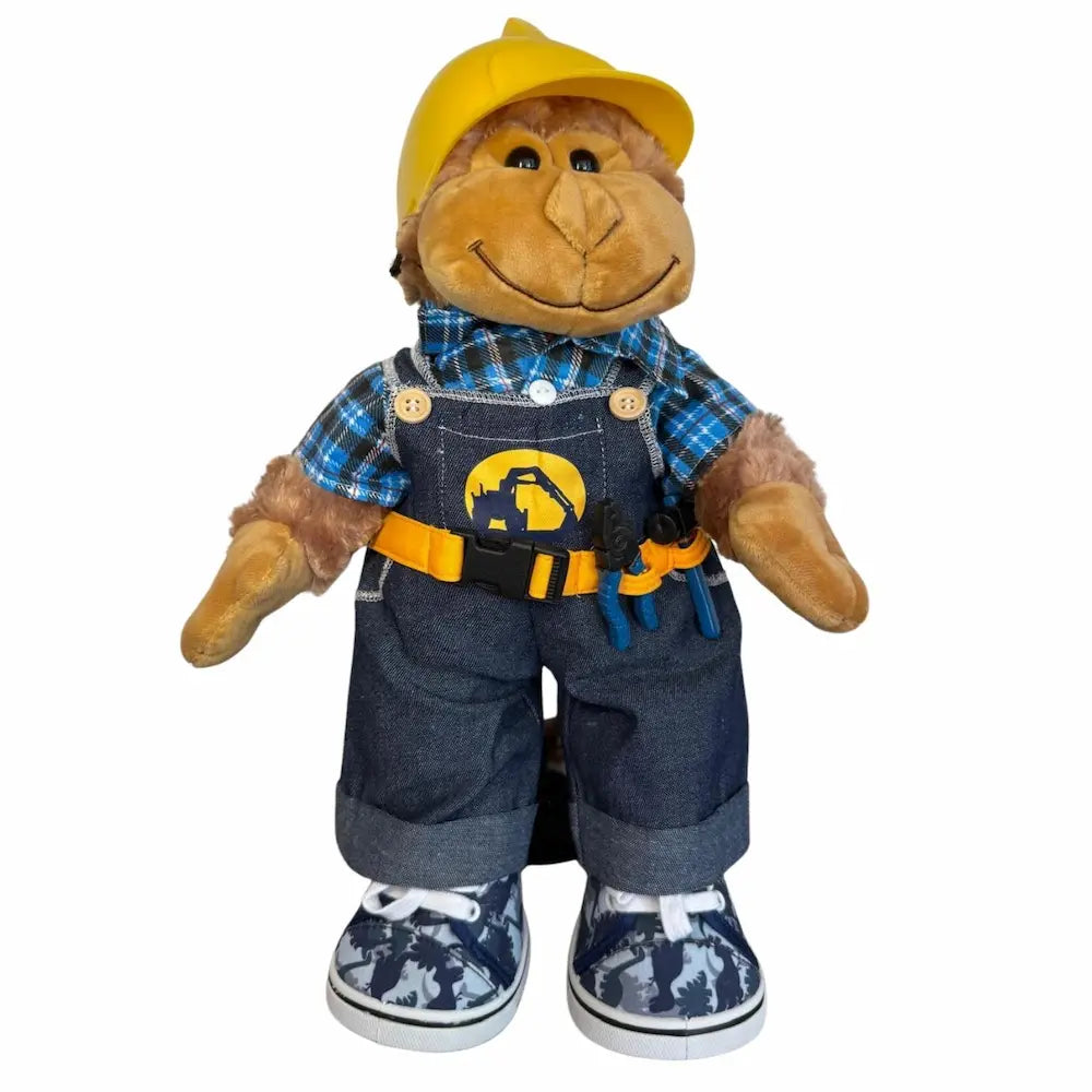 Bouwvakker outfit voor knuffel 40cm