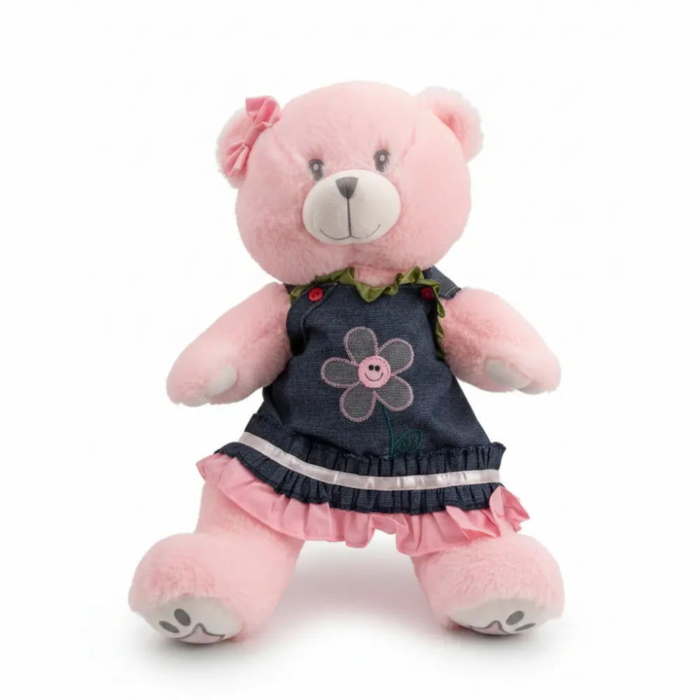 Roze Eco Knuffelbeer 40cm - Zelf Vullen