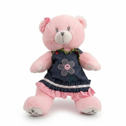 Roze Eco Knuffelbeer 40cm - Zelf Vullen